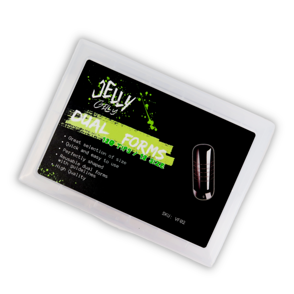 Jelly Gelly Nail Extension Dual Forms XL Strong Inclination.