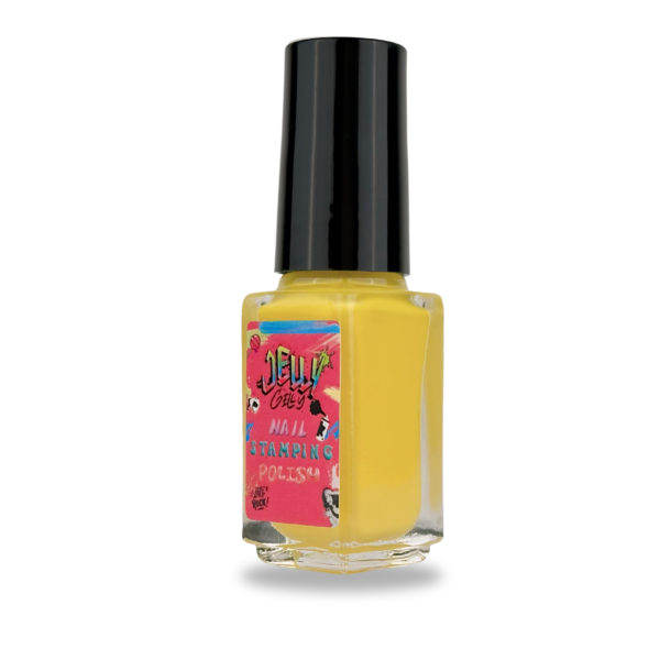 Jelly Gelly Stamping Nail Polish Yellow - 6ml.