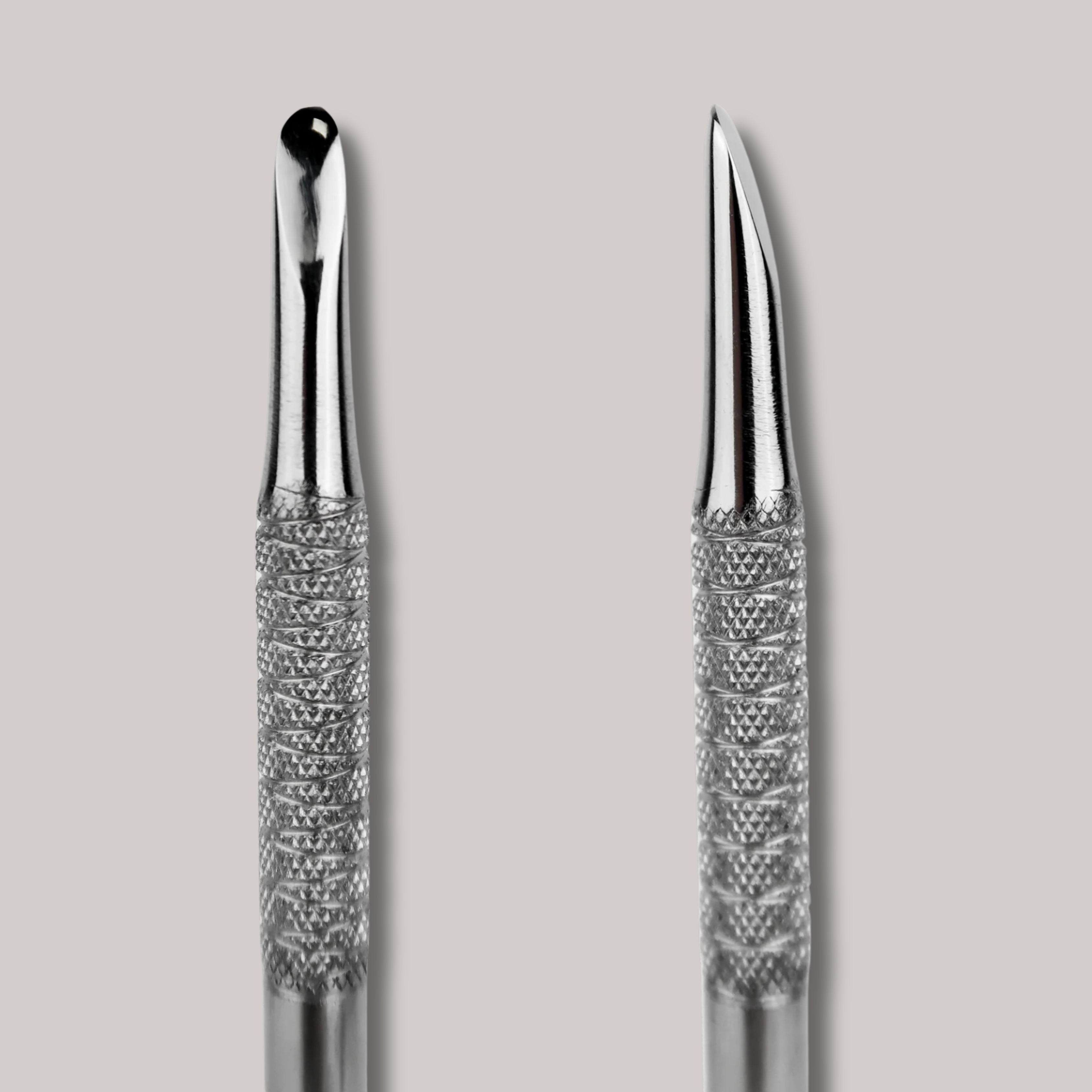 Afilara Professional Cuticle Pusher
"Durable stainless steel cuticle pusher with an ergonomic design for precise nail care. Easy to clean and sterilize, perfect for professional and personal use.