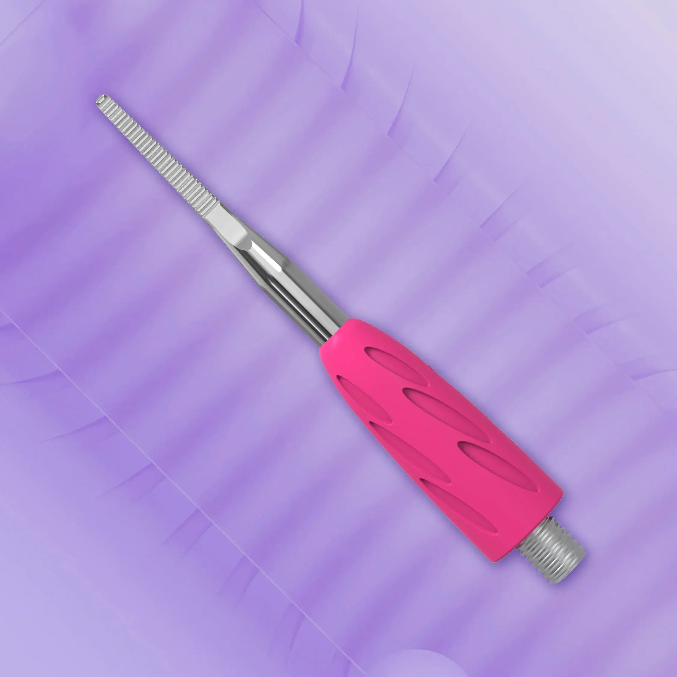 Combo UNIQ 38 Straight Toenail File – professional stainless steel toenail file with a blunt tip, designed for shaping and smoothing toenails during pedicures.