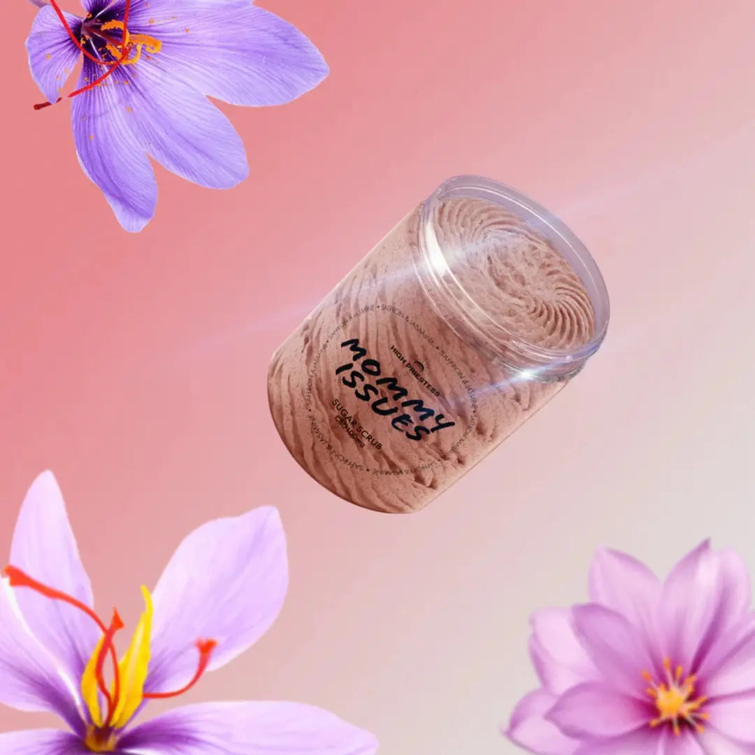 Sugar Scrub Mommy Issues Saffron & Jasmine – Natural Vegan Body Exfoliator 300ml