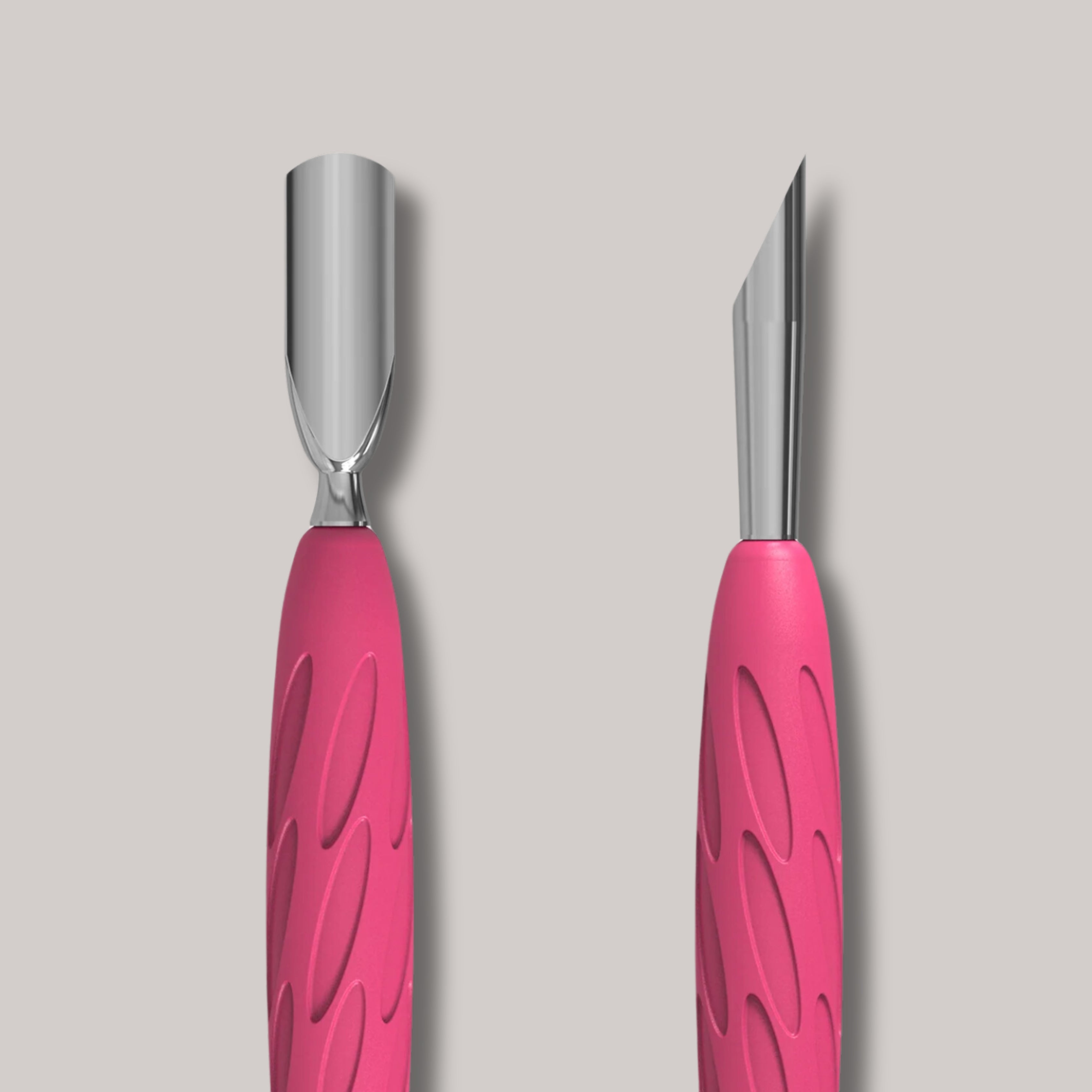 Manicure Pusher with Silicone Handle for Professional Use