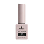 Atica nail polish bottle on a white background