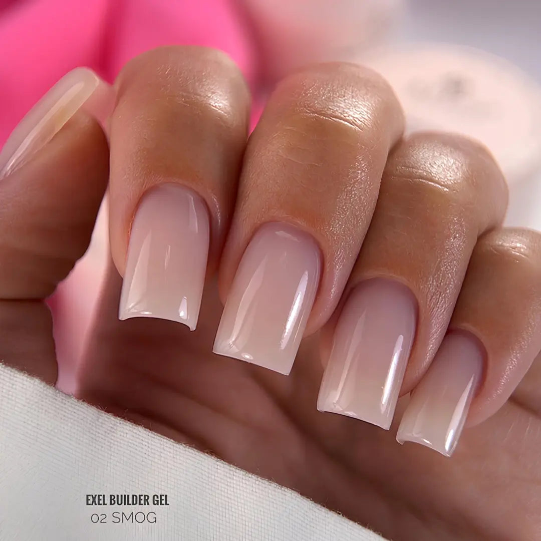 Atica Sculpting Gel Smog 30ml – smoky shade modelling gel for stylish, flawless nails.