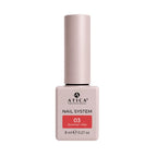 Atica Summer Vibe 03 Gel Polish 8ml bottle showing bright neon red colour