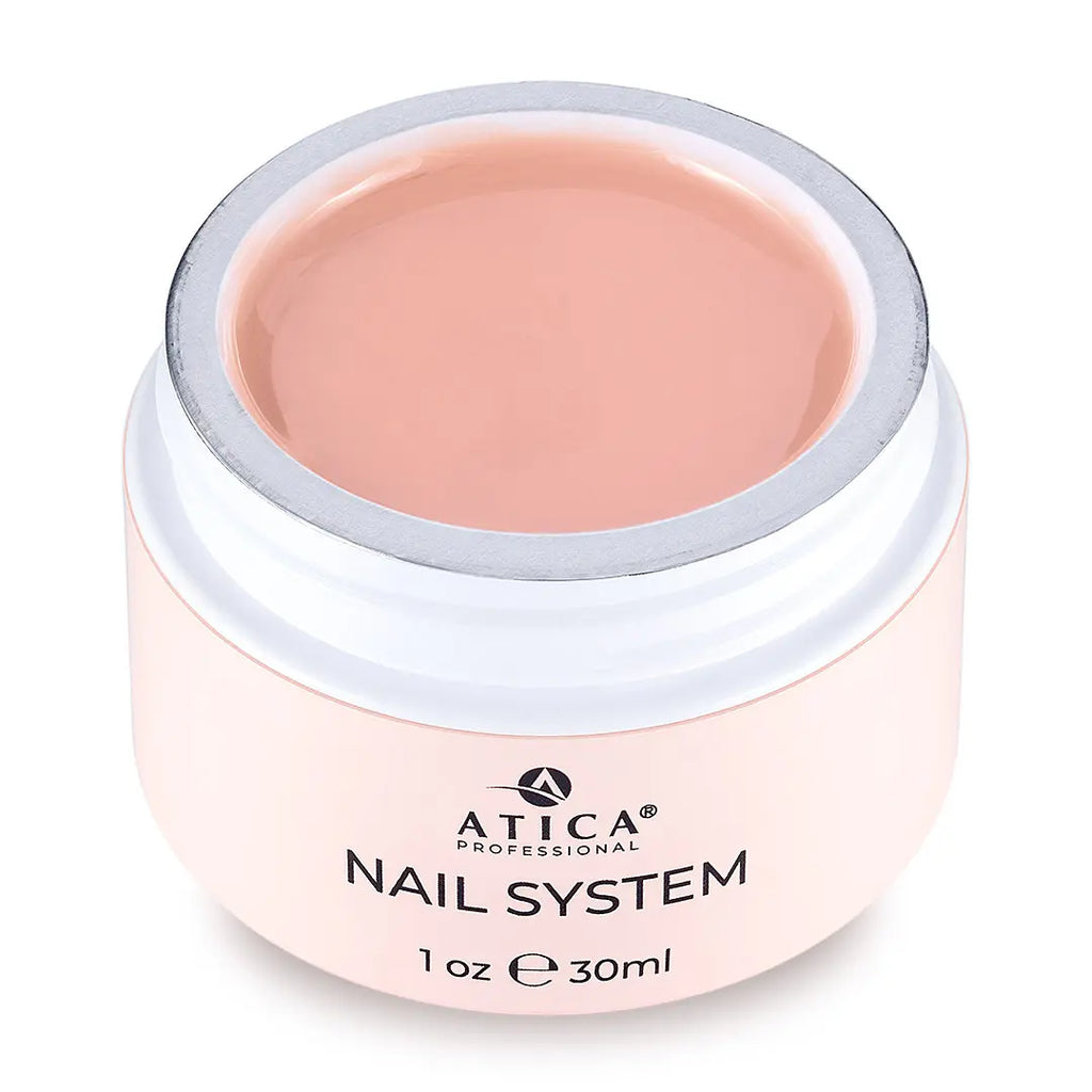 Gel Desert sand in a container with Atica Professional branding on a white background