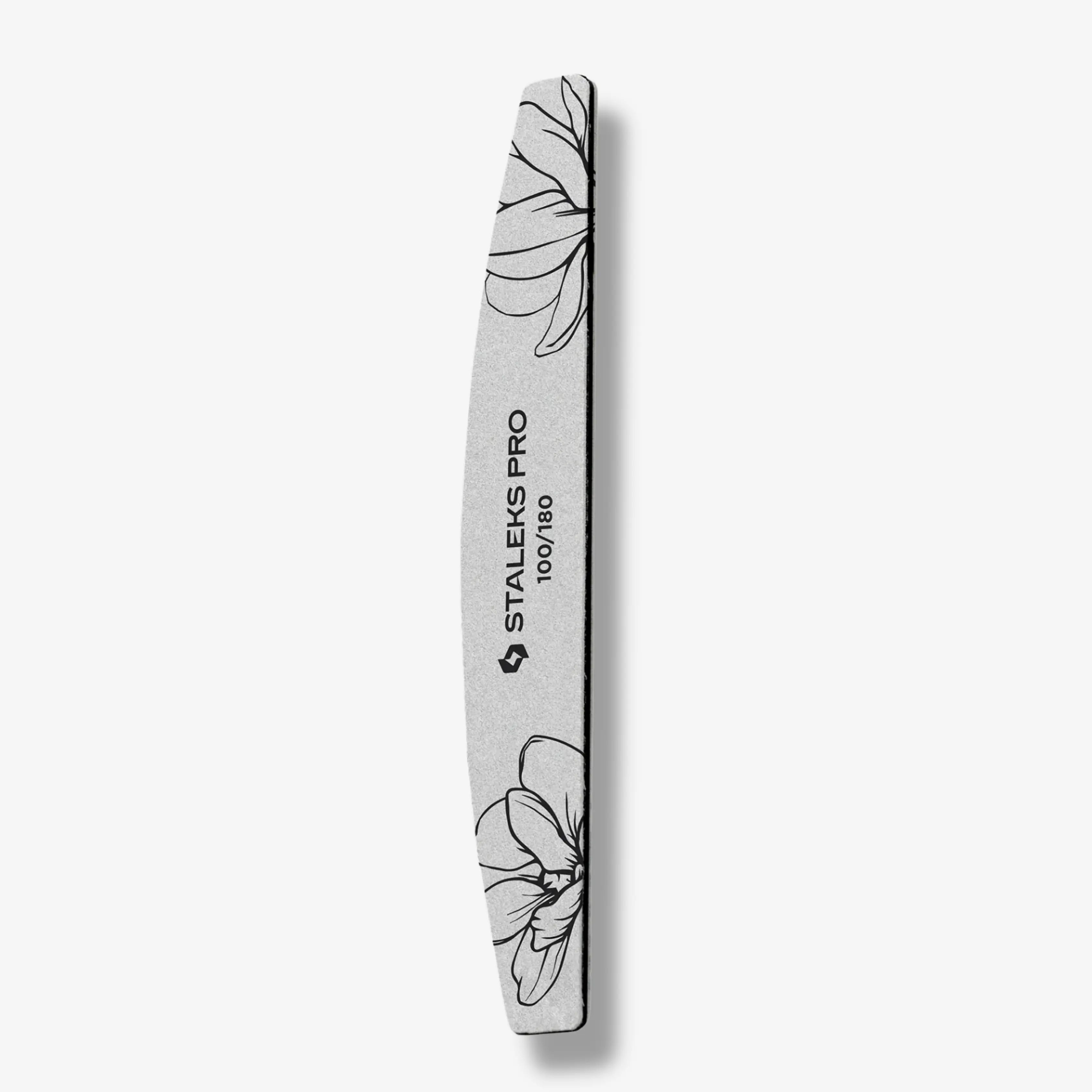 Crescent Mineral Nail File EXPERT 40, 100/180 grit, 25 pcs, designed for manicure and pedicure, with a flexible base and Expert White abrasive.