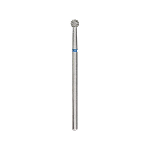 Afilara Diamond Nail Drill Bit – “Ball” – Blue 3.3mm professional nail care tool stainless steel diamond coating