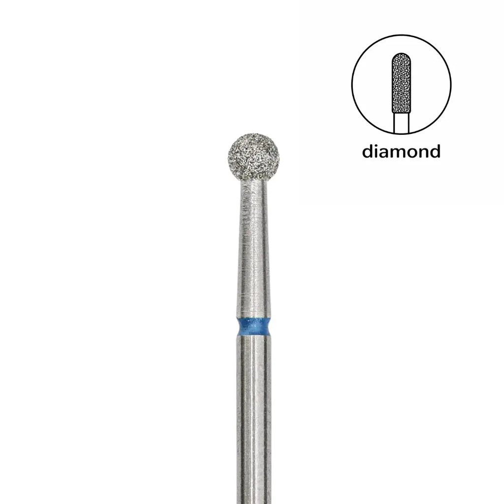 Afilara Diamond Nail Drill Bit Ball Blue 3.3mm