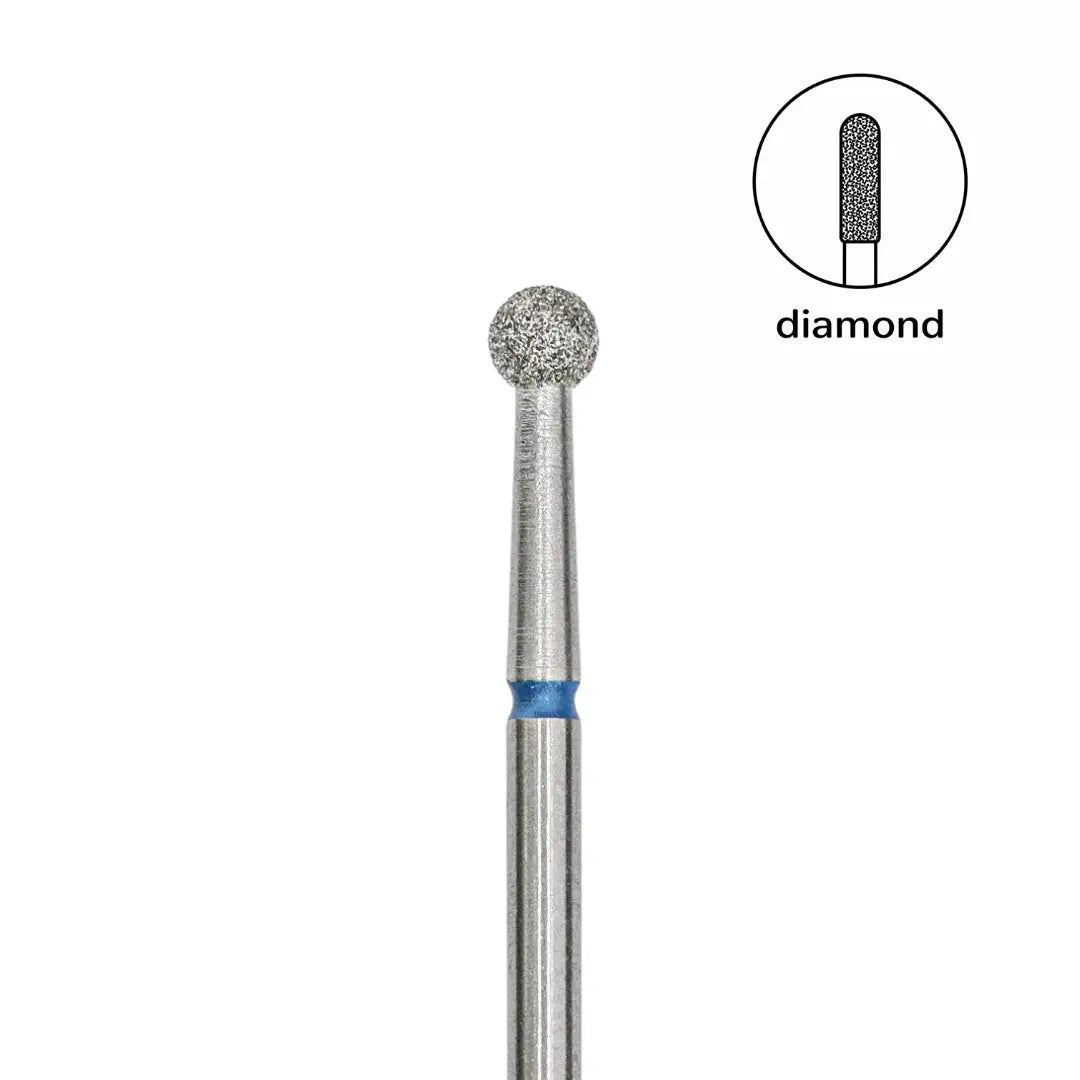 Afilara Diamond Nail Drill Bit Ball Blue 3.3mm