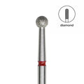 Afilara Diamond Nail Drill Bit Ball Red 3.3mm