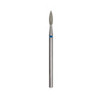 Afilara Diamond Nail Drill Bit - Pointed Flame - Blue 1.8mm.