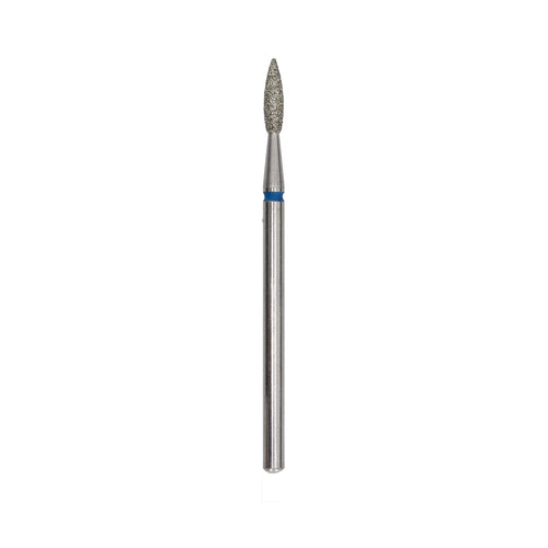Afilara Diamond Nail Drill Bit - Pointed Flame - Blue 1.8mm.