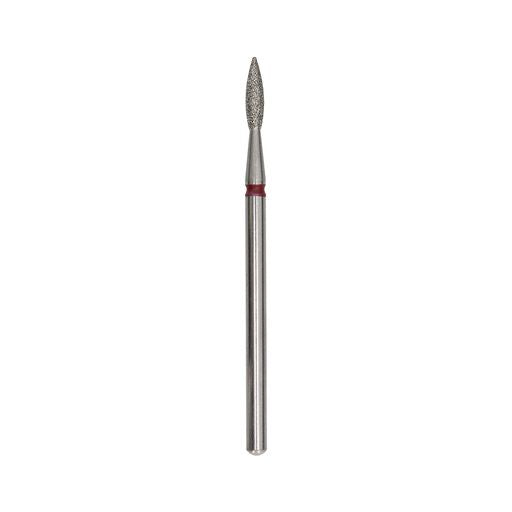 Afilara Diamond Nail Drill Bit - Pointed Flame - Red 2.1mm.