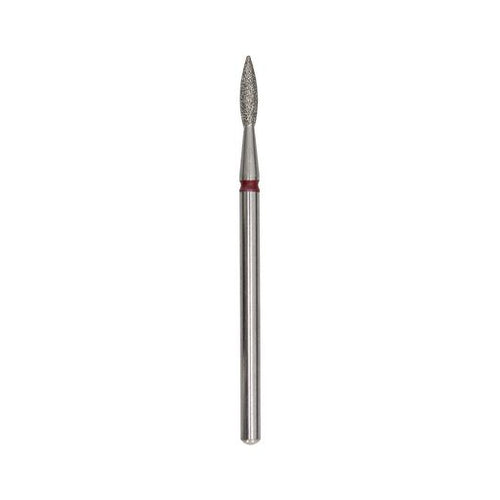 Afilara Diamond Nail Drill Bit - Pointed Flame - Red 2.1mm.