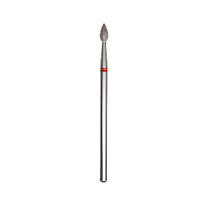 Afilara Diamond Nail Drill Bit - Drop - Red 2.3mm.