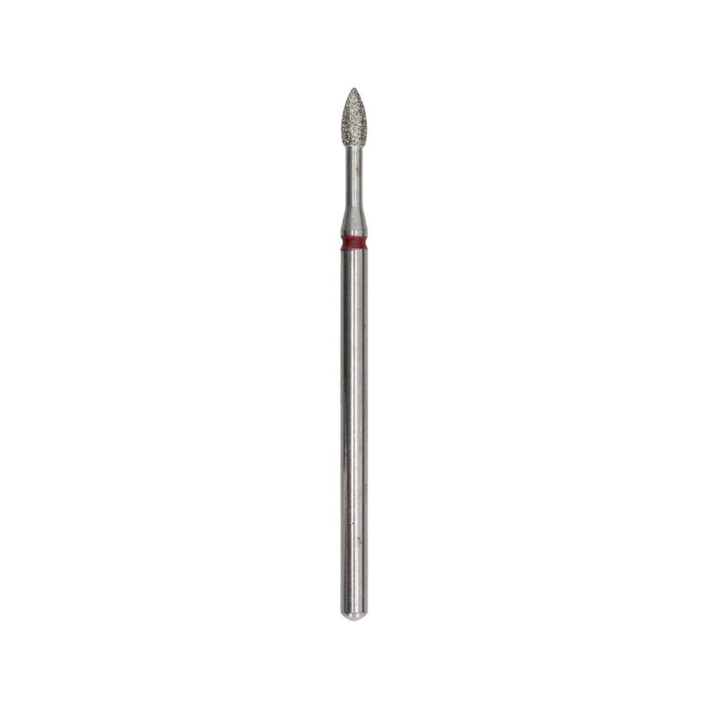 Afilara Diamond Nail Drill Bit - Bullet - Red 2.3mm.