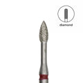 Afilara Diamond Nail Drill Bit - Bullet Red (2.3mm)