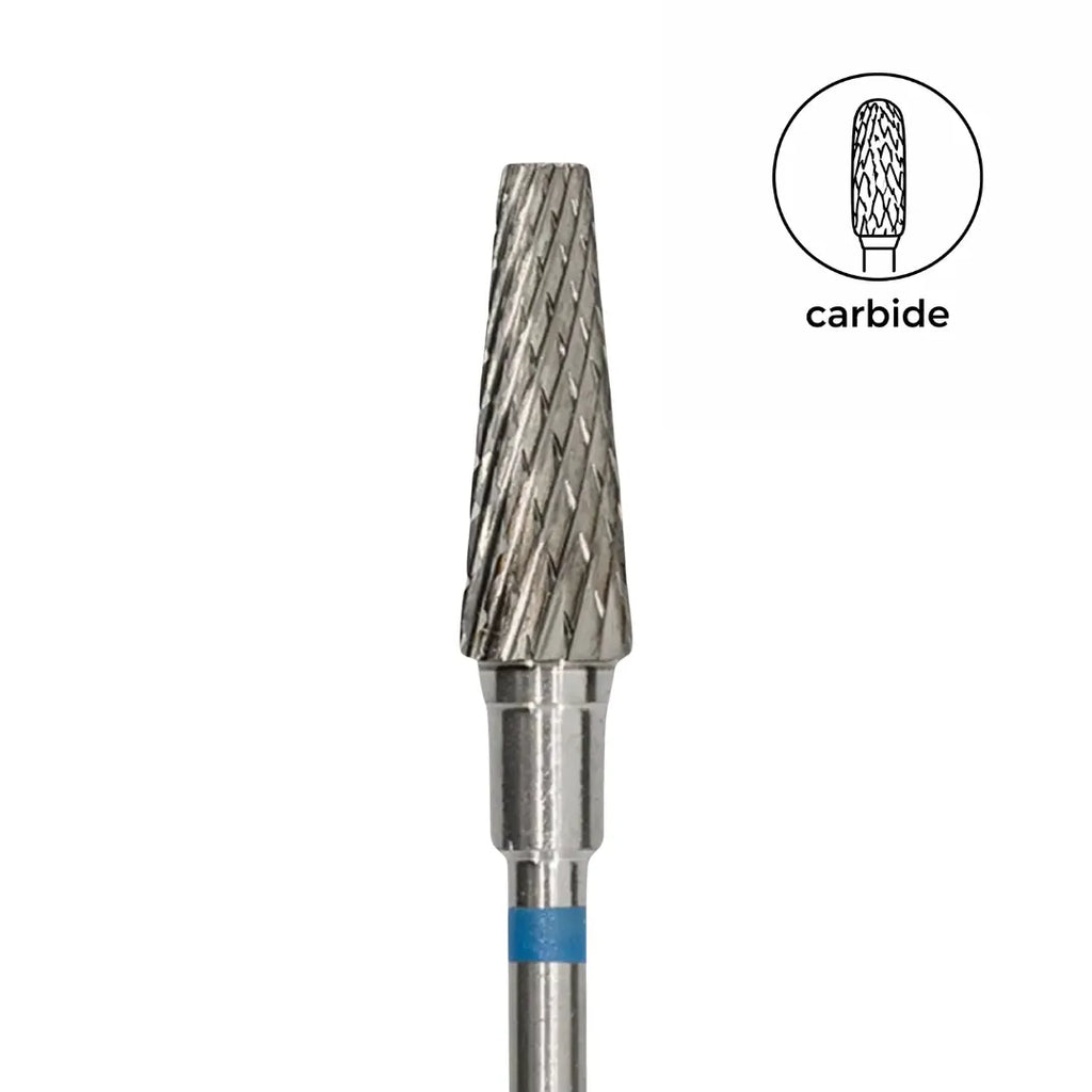Afilara Carbide Nail Drill Bit Crossed Corn Blue 5mm