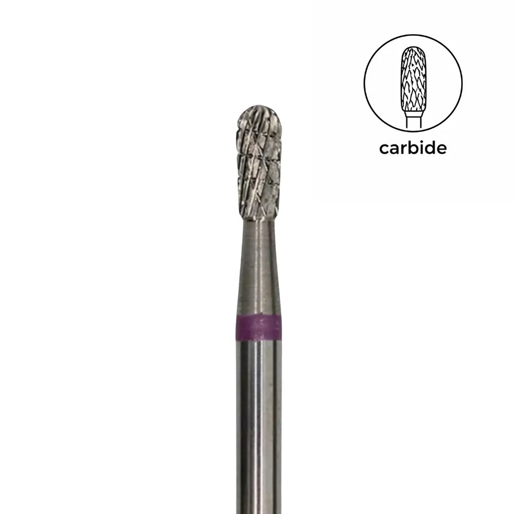 Afilara Carbide Nail Drill Bit Excess Material Purple 2.3mm
