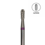 Afilara Carbide Nail Drill Bit Excess Material Purple 2.3mm