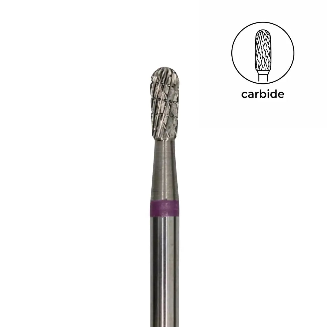 Afilara Carbide Nail Drill Bit Excess Material Purple 2.3mm