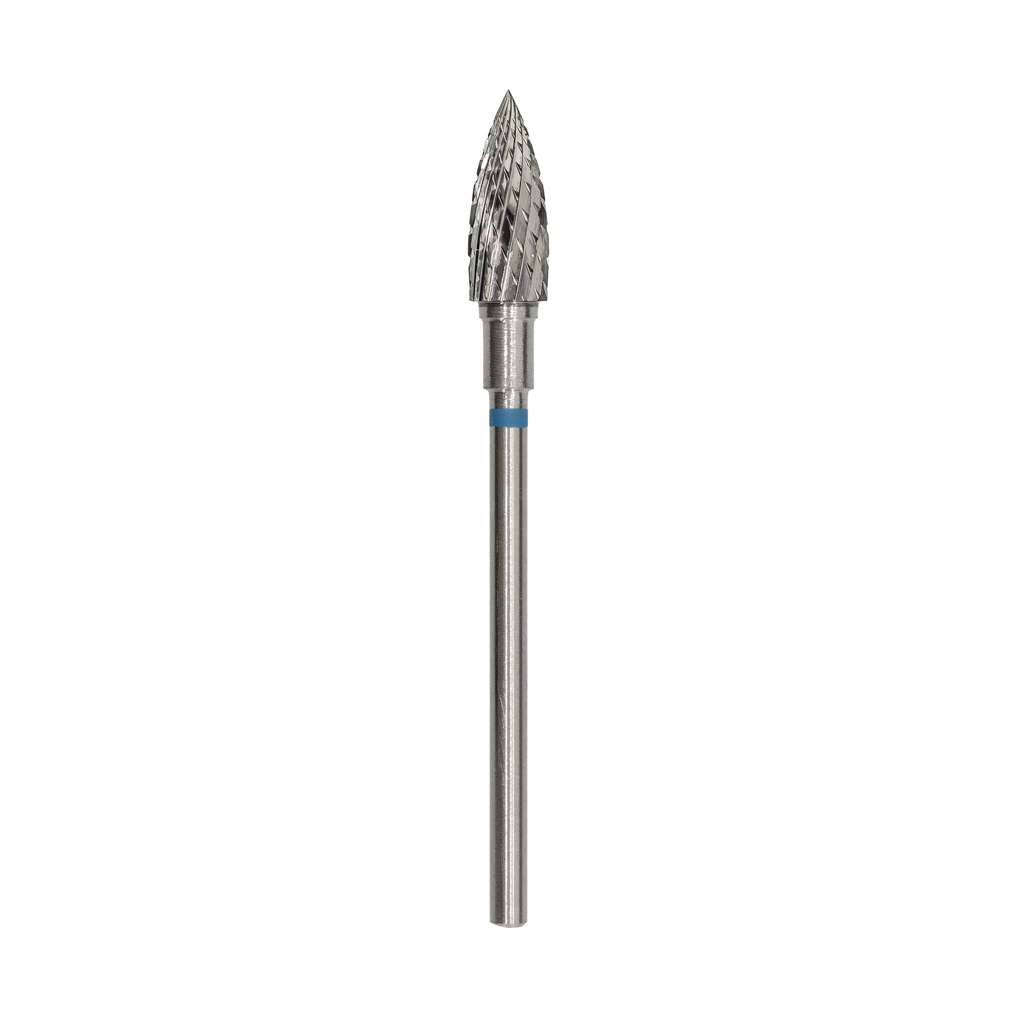 Afilara Carbide Nail Drill Bit - "Sharp Pine Cone" - Blue 5mm.