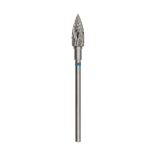 Afilara Carbide Nail Drill Bit - "Sharp Pine Cone" - Blue 5mm.