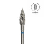 Afilara Carbide Nail Drill Bit Sharp Pine Cone Blue 5mm