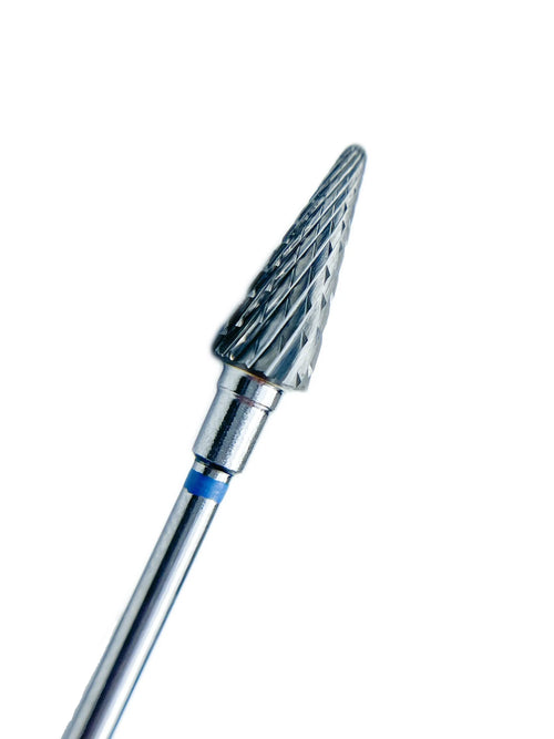 Afilara Carbide Nail Drill Bit - Cone - Blue 6mm.