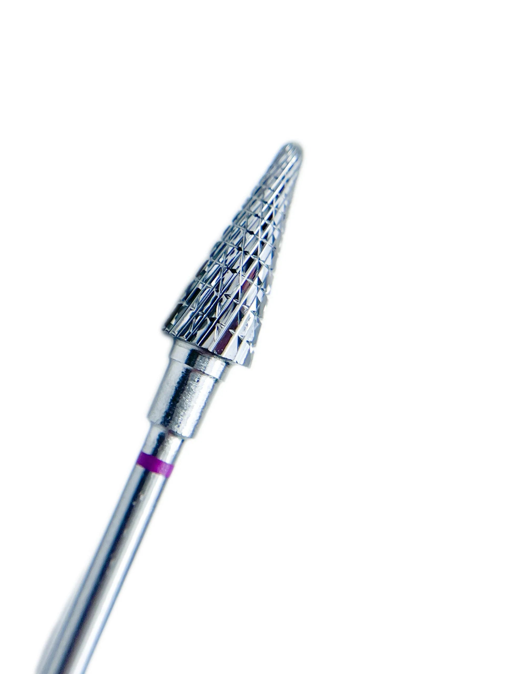Afilara Carbide Nail Drill Bit - Cone - Purple 6mm.