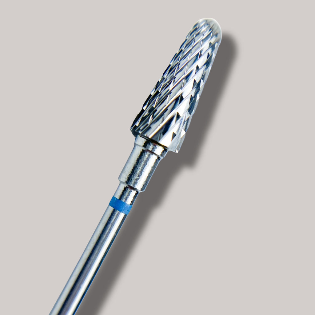 Afilara Carbide Nail Drill Bit - Corn - Blue 6mm.