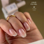 Atica Liquid Polygel SUGAR LOVE 17 – Nude Glitter Polygel 15ml