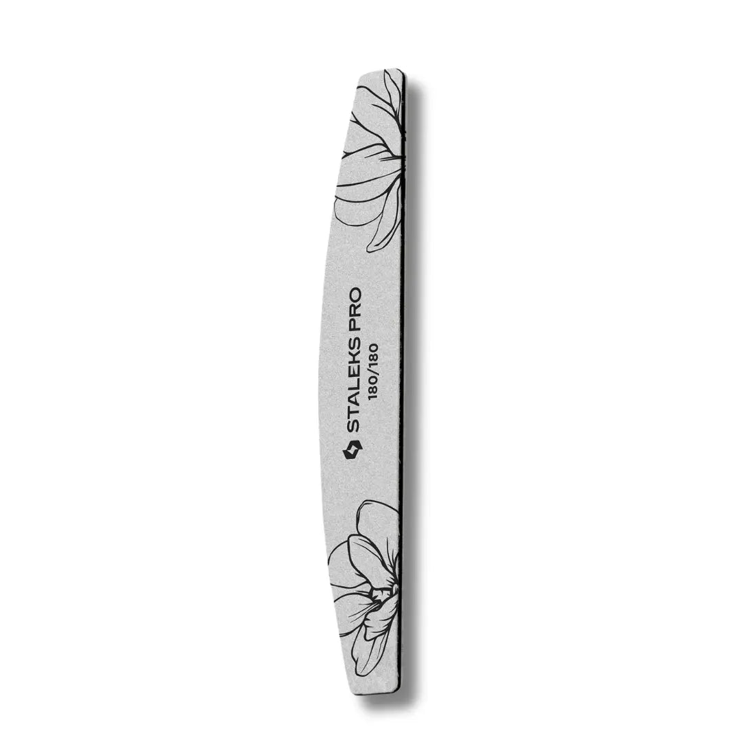 Crescent 180/180 mineral nail file for manicure – 25-piece professional set.