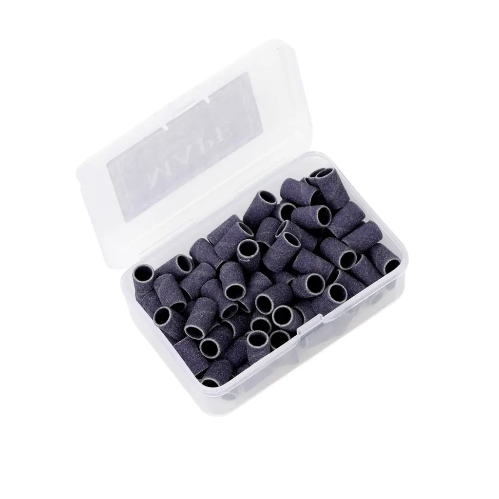 MAPÈ Sanding Bands 6mm drum-style, 100-piece pack, 180 grit disposable sanding sleeves