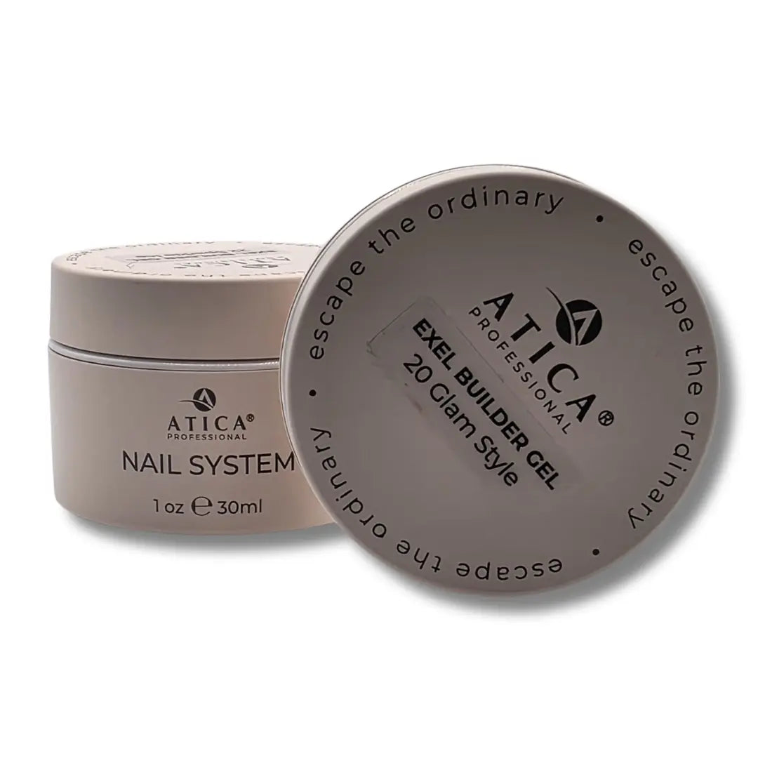 Atica Sculpting Gel 20 Glam Style – Ash Shimmer Builder Gel 30ml