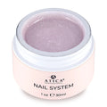 Pink gel in a jar with Atica Professional branding on a white background