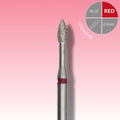 Afilara Diamond Nail Drill Bit - Bullet - Red 2.3mm.