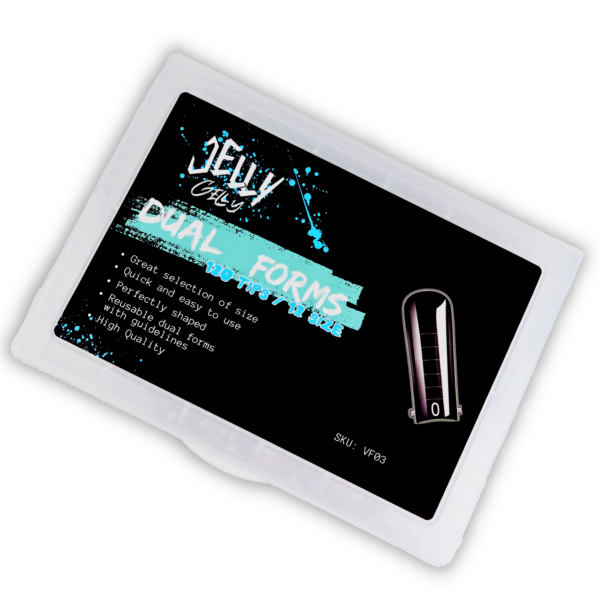 Jelly Gelly Arched Nail Extension Dual Forms.