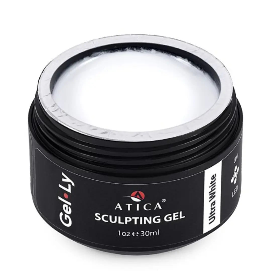GEL*LY Ultra White Camouflage Jelly Gel – 30ml builder gel for sculpting, French manicure, and full coverage