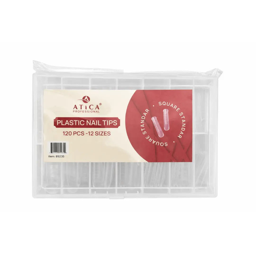ATICA upper forms standard square dual forms 120 pcs clear box