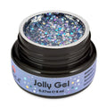 Atica Jolly Gel Lilac 8ml – jar with lilac holographic glitter gel.

