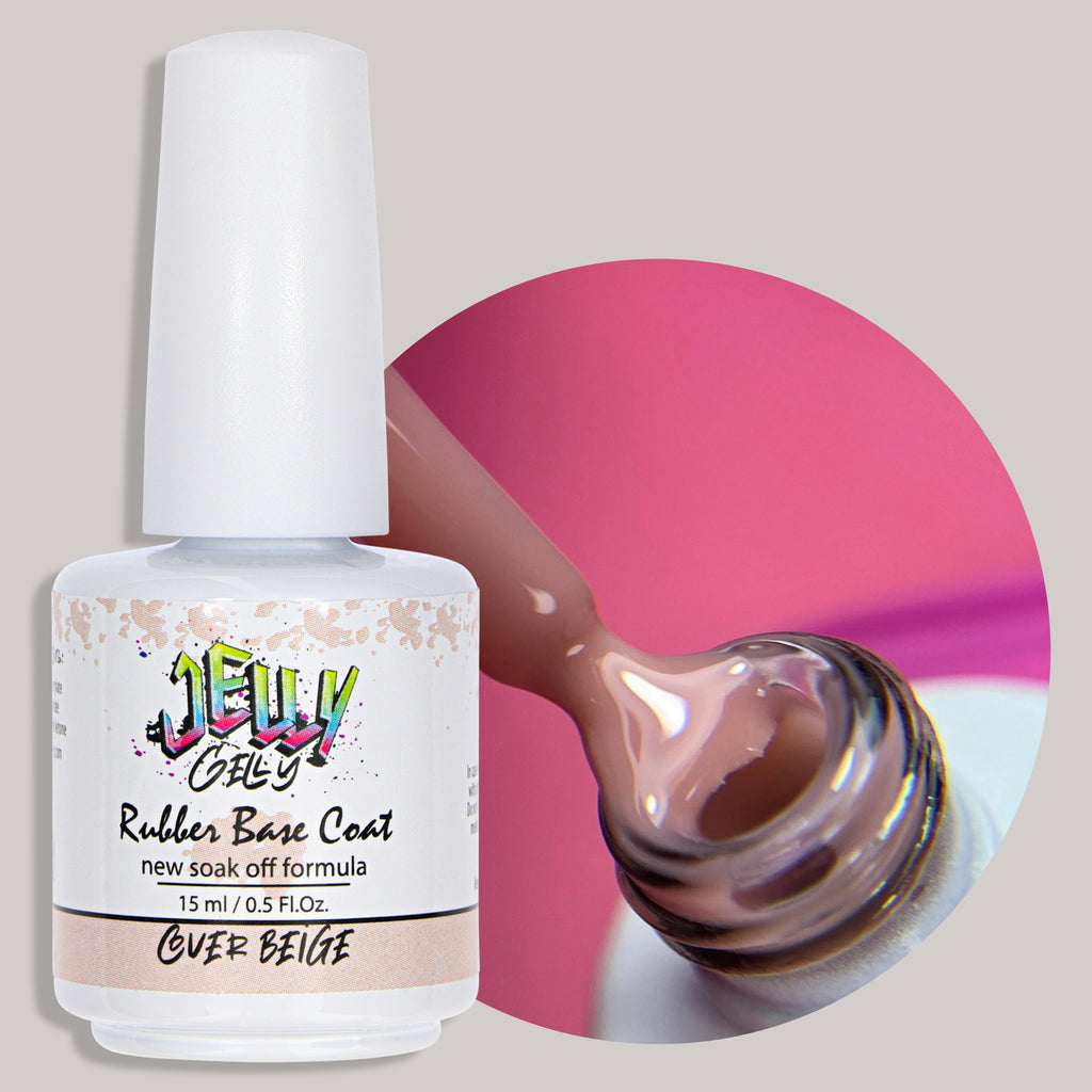 Jelly Gelly Rubber Base Coat Bottle
"Jelly Gelly Rubber Base Coat Cover Beige 15ml – Perfect Base for Natural, Flawless Gel Manicures"