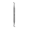 Afilara Professional Double-Sided Pedicure Curette made of stainless steel for callus removal and foot care, designed for precise and comfortable use during at-home pedicures.

