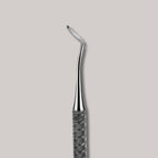 Afilara Professional Double-Sided Pedicure Curette made of stainless steel for callus removal and foot care, designed for precise and comfortable use during at-home pedicures.

