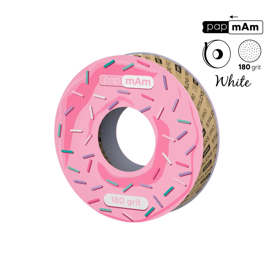 Staleks PRO papmam expert white abrasive tape refill spare block 180 grit 7 meter roll