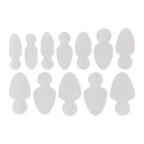 Jelly Gelly Silicone Pads for Dual Forms Shape Nr. 1.