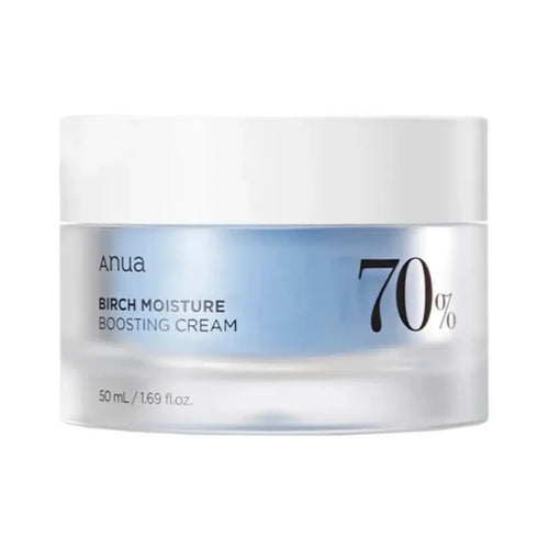 Anua Birch 70 Moisture Boosting Cream 50ml jar, hydrating gel cream