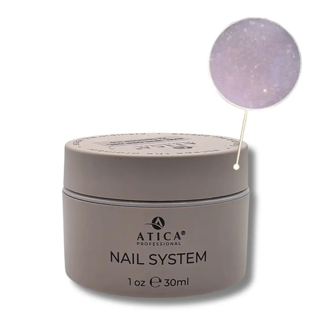 Atica Sculpting Gel 21 Galaxy – Soft Pink Shimmer Builder Gel 30ml