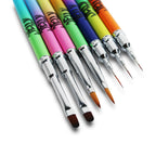 Jelly Gelly Nail Art Brush – Thin 13mm · extra-long nail brush for sweeping lines and fine detail.